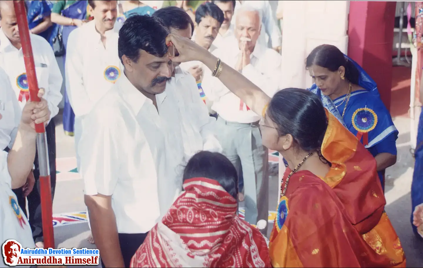 Shradadhavans Welcoming Sadguru Aniruddha in Shree Venkatest Saptakoti Jap