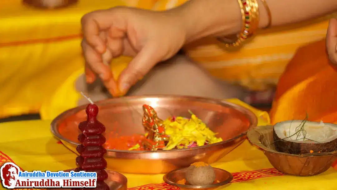 Shraddhavans (devotees) wholeheartedly perform the Vighnavinashak Ganapati Poojan