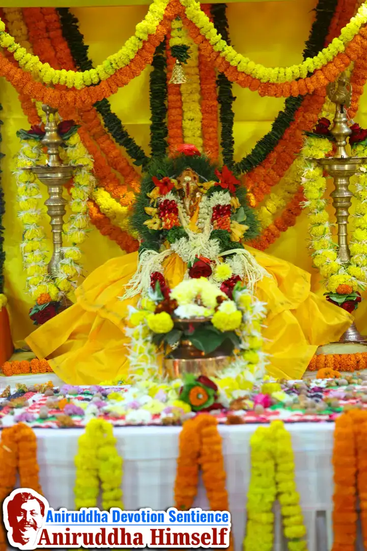 Shree Brahmanaspati Ganpati on the occasion of Shree Maghi Ganesh Janmotsav