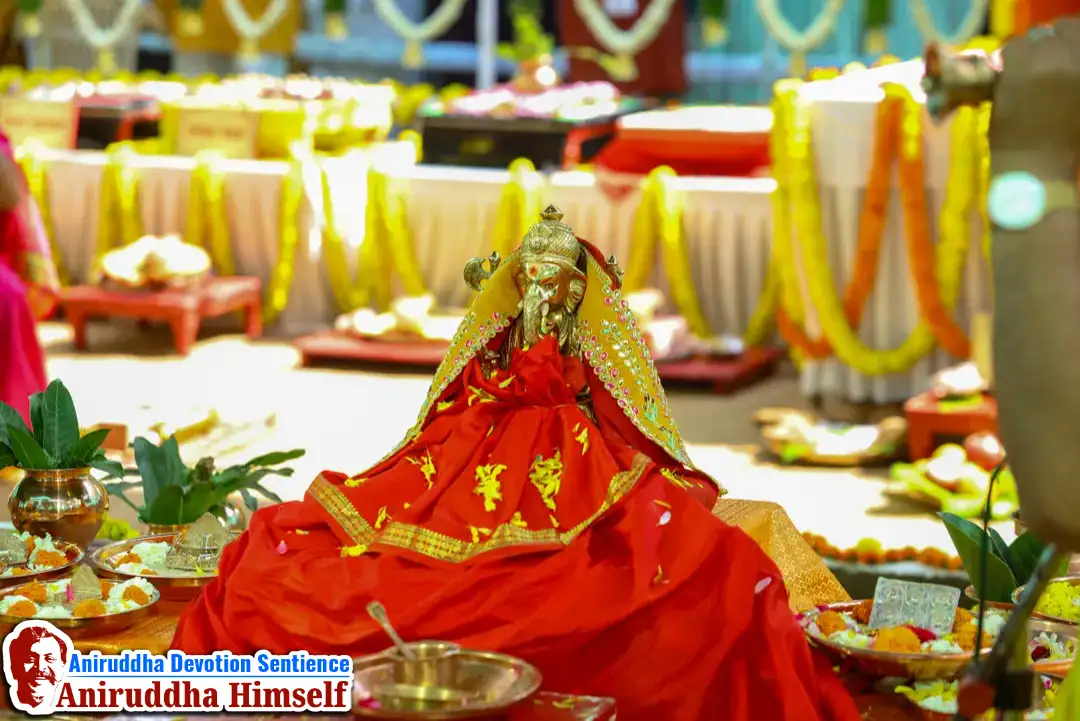 Shree Brahmanaspati Ganpati on the occasion of Shree Maghi Ganesh Janmotsav