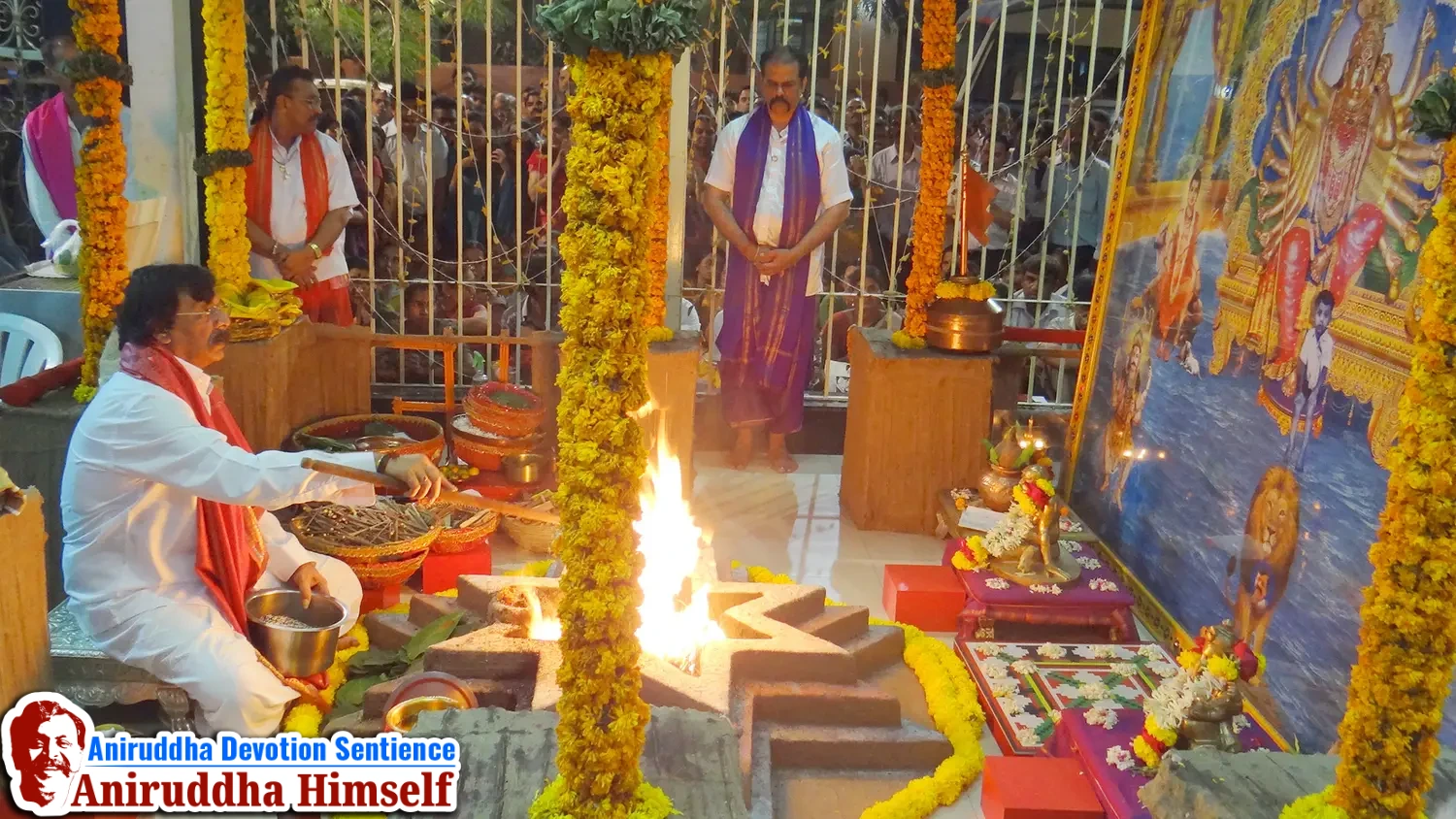 Aniruddha Bapu performing Swastikshem Tapascharya