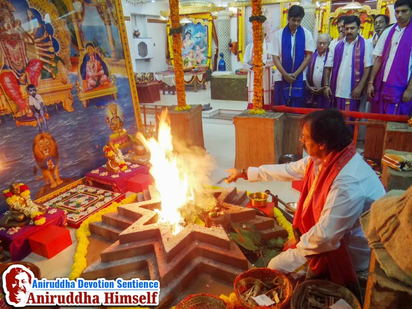 Aniruddha Bapu performing Swastikshem Tapascharya