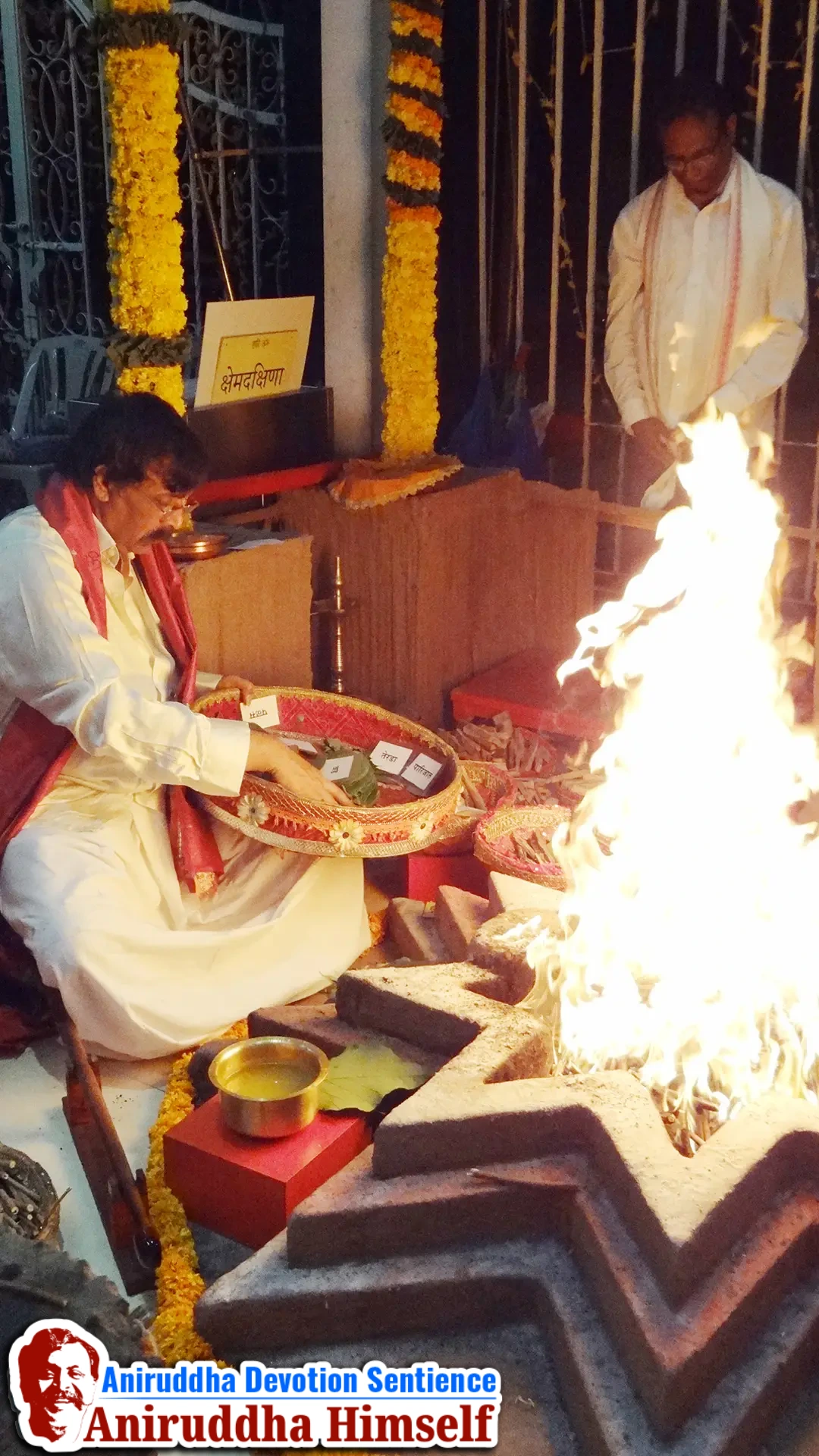 Aniruddha Bapu performing Swastikshem Tapascharya