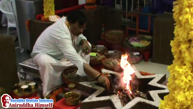 Sadguru Aniruddha Bapu during Swastikshem Tapascharya (2011-12)