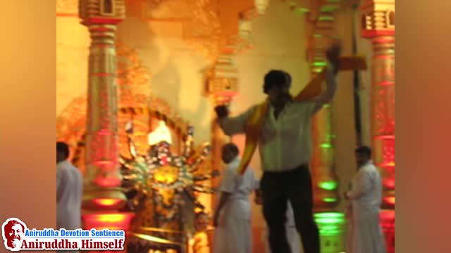 Sadguru Aniruddha Bapu during the Shree Varada Chandika Prasannotsav