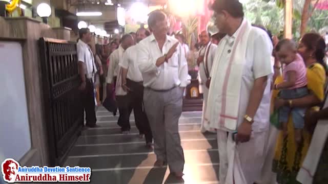 Sadguru Aniruddha Bapu at Gurukul, Juinagar for Shree Aadyapipa Samadhi Sthan Sohala