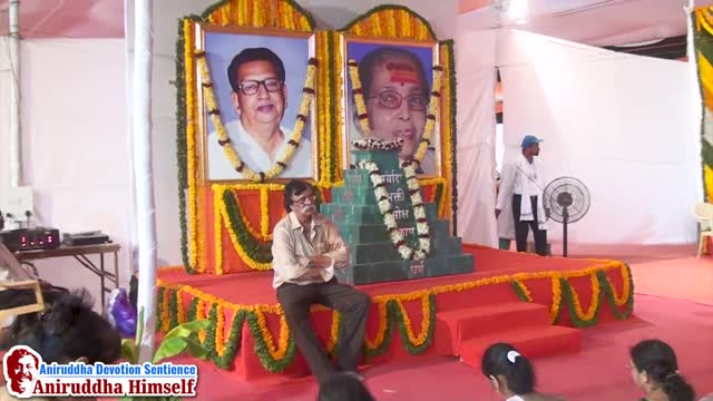 Bapu at Adyapipa Kaksh - ‘Sai Satcharitra Adhyayan Kaksh’ during Shree Ramnavmi Utsav 2016